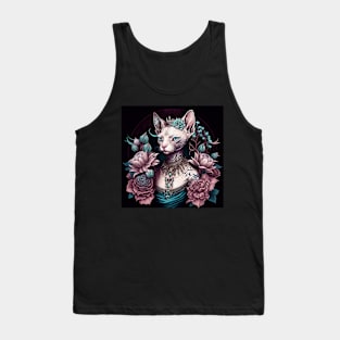 Majestic Tattoo Sphynx Goddess Tank Top